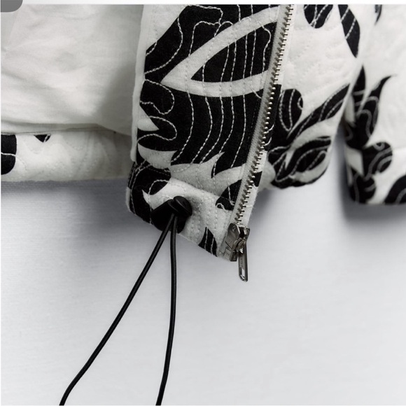 Zara printed quilted jacket - Picture 14 of 17